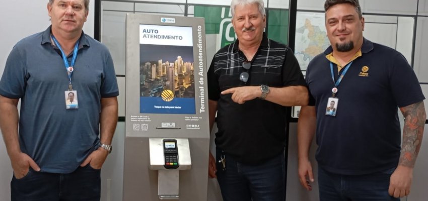 Superintendência da Efapi oferece autoatendimento da Celesc