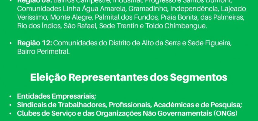 ConCidade ter&aacute; nova elei&ccedil;&atilde;o na pr&oacute;xima semana