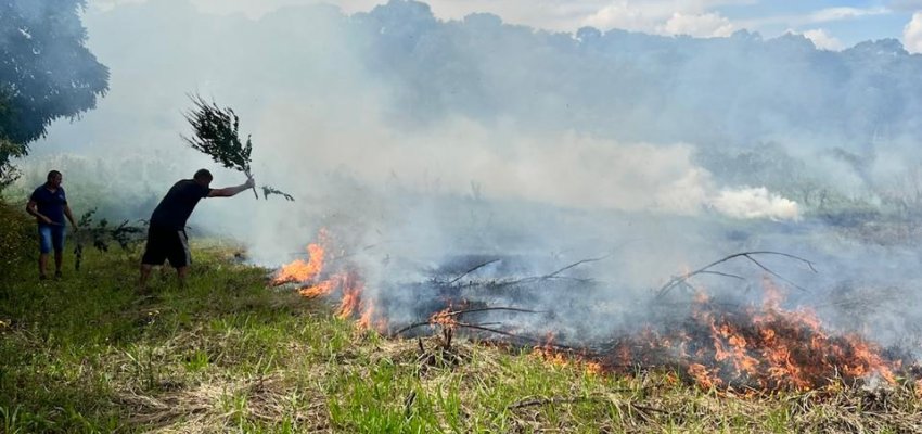 Prefeitura alerta para risco de queimadas nesse período de estiagem