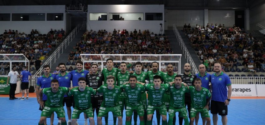 Chape Futsal &eacute; superada na estreia na S&eacute;rie Ouro