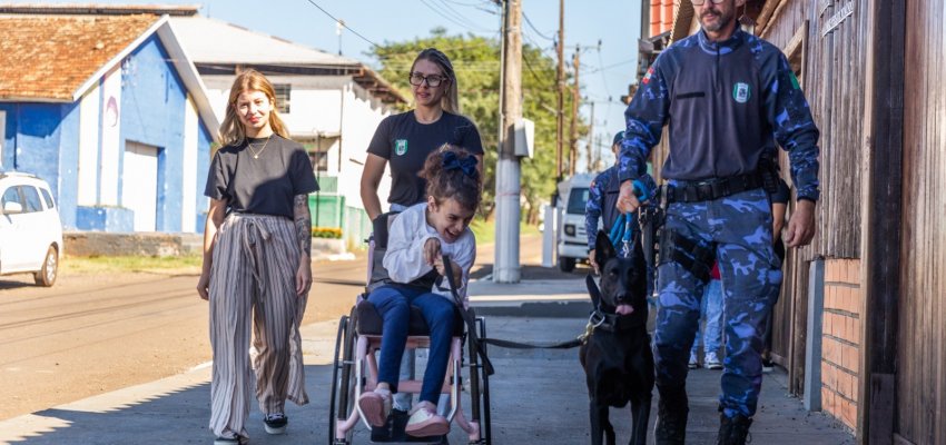 Parceria entre Guarda Municipal e CAPP auxilia tratamento de crian&ccedil;as em Chapec&oacute;