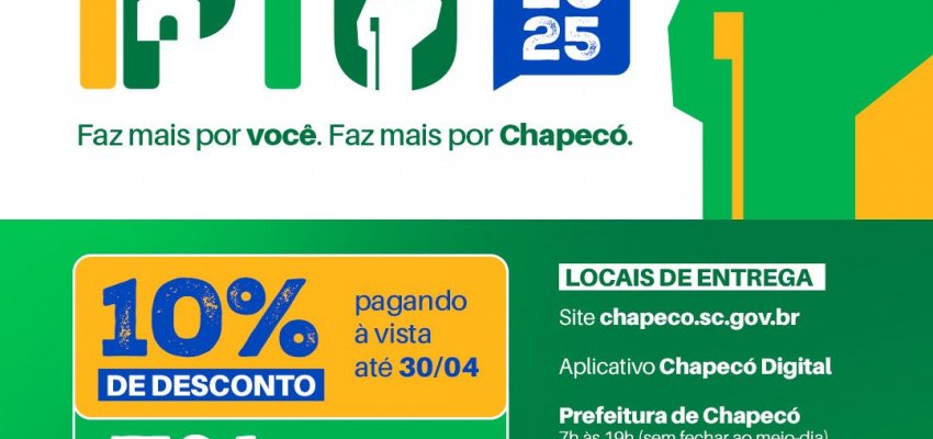 Entrega dos Carn&ecirc;s do IPTU come&ccedil;a nesta ter&ccedil;a-feira