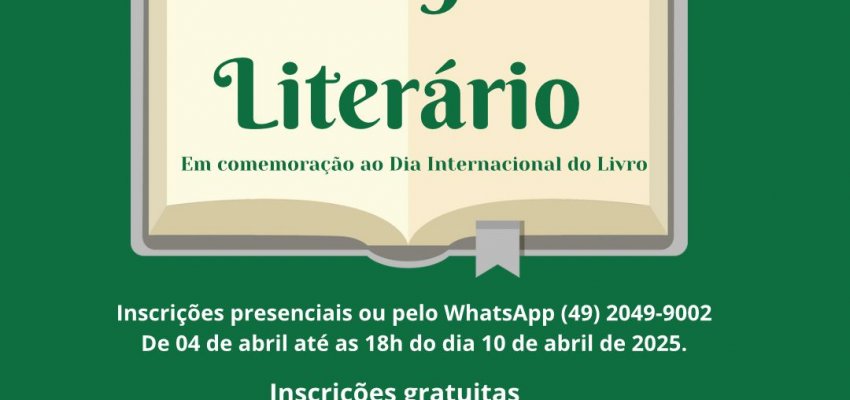Desafio Liter&aacute;rio marca a comemora&ccedil;&atilde;o ao Dia Internacional do Livro na Biblioteca P&uacute;blica