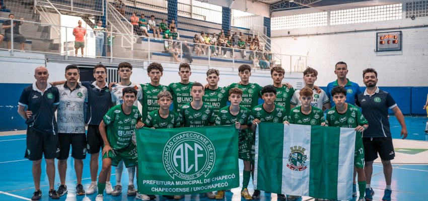 Chapecoense x Jaragu&aacute;: jog&atilde;o pelo Estadual Sub-16 de Futsal