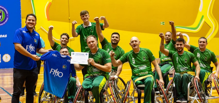 Chapec&oacute; conquistou o terceiro lugar no Campeonato Brasileiro de Handebol em Cadeira de Rodas