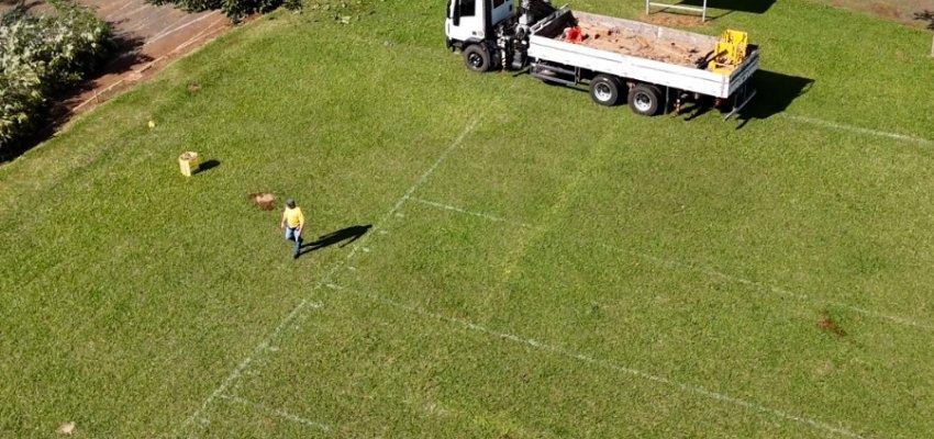 Pista de caminhada do Complexo do Verdão é fechada para obras 