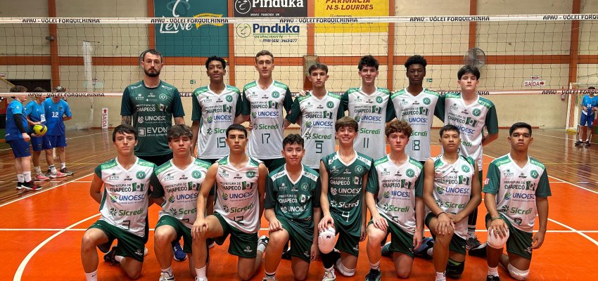 Sub 17 de Prefeitura de Chapec&oacute;/APROV inicia bem o Estadual de Voleibol