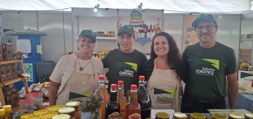 Feira Sabor Colonial tem mais de cem tipos de produtos no parque Edir de Marco