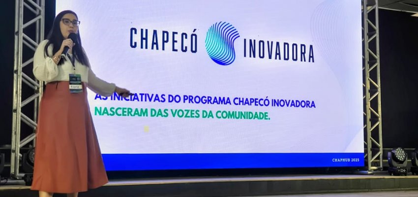 Prefeitura de Chapecó apresenta iniciativas de inovação em evento estadual