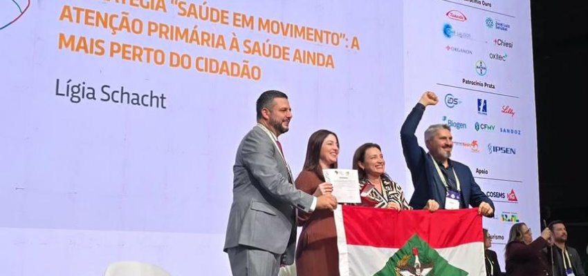 Sa&uacute;de de Chapec&oacute; recebe premia&ccedil;&atilde;o em evento nacional