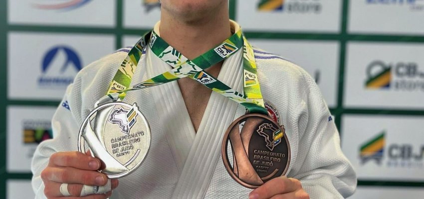 Judoca chapecoense conquista duas medalhas no Campeonato Brasileiro