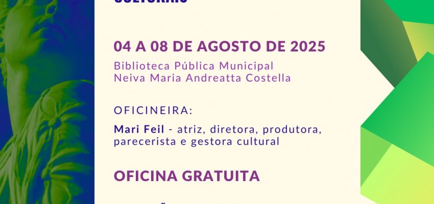 Secretaria de Cultura de Chapec&oacute; promove oficina de elabora&ccedil;&atilde;o de projetos culturais