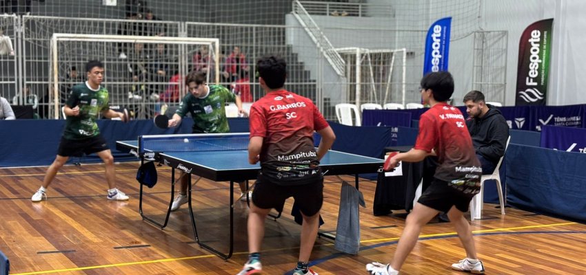 T&ecirc;nis de Mesa conquista mais duas medalhas para Chapec&oacute; na Etapa Estadual dos Joguinhos