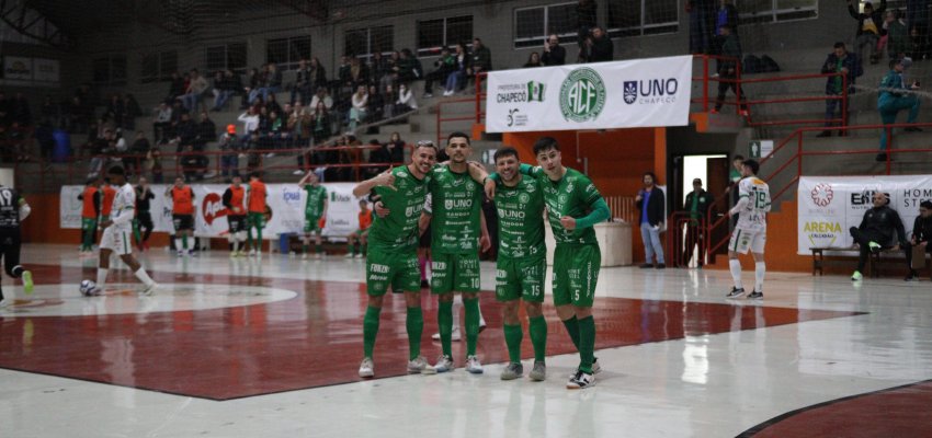 Chape Futsal vence Pouso Redondo e decide mata-mata da Copa SC em casa