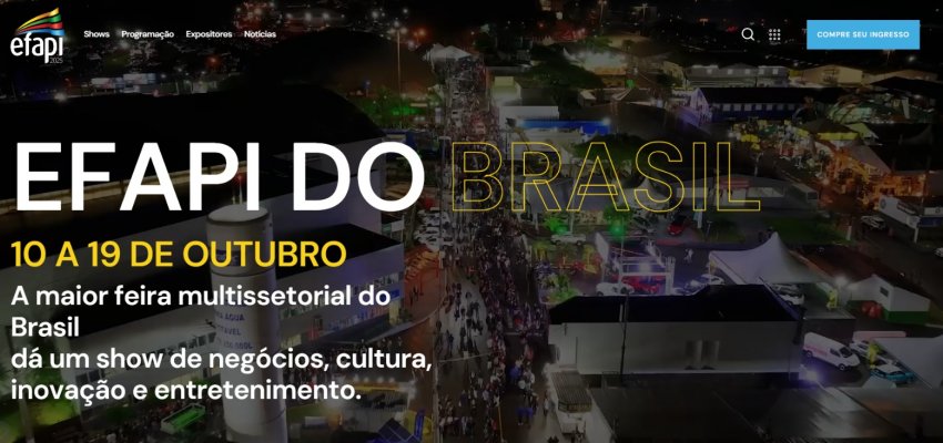 Lan&ccedil;ado o site da Efapi do Brasil