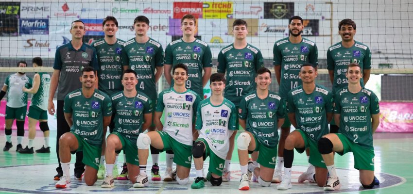Prefeitura de Chapec&oacute;/APROV/Unoesc vence etapa da Liga Oeste de Voleibol