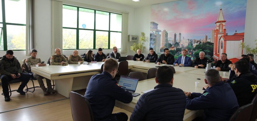 Conselho de Seguran&ccedil;a de Chapec&oacute; tem reuni&atilde;o com CCO da EFAPI e Minist&eacute;rio P&uacute;blico