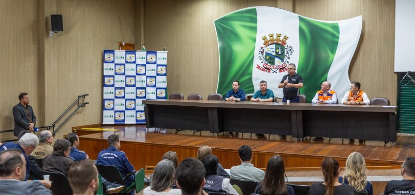 Plano Municipal de Contingência é assinado em Chapecó 