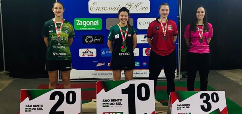 Prefeitura de Chapecó/ADCTM conquista 7 medalhas no Catarinense