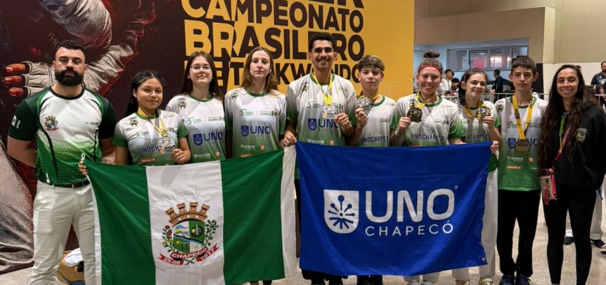 Atletas Chapecoenses conquistam medalhas no Supercampeonato Brasileiro de Taekwondo