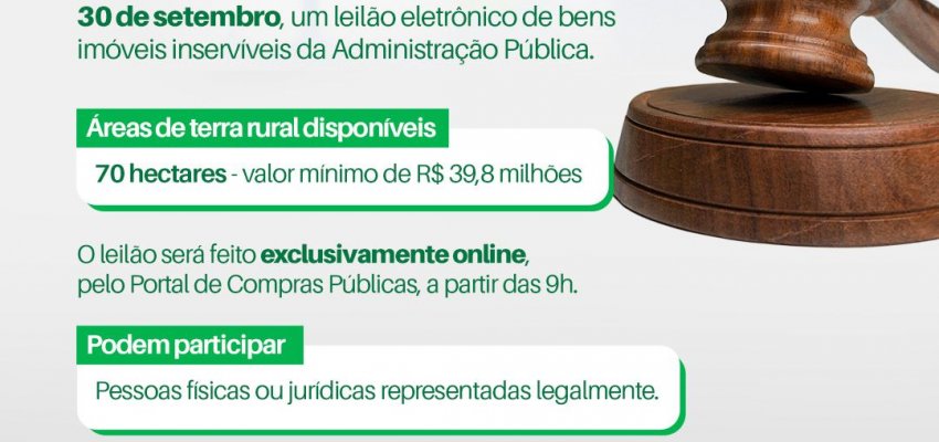 Prefeitura de Chapecó abre cadastro para proposta de leilão de bens imóveis 