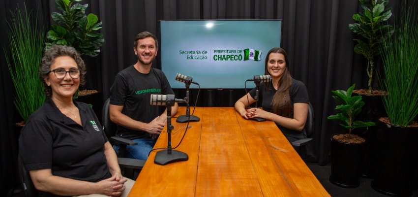 Comunidade Sustentável é tema de podcast no canal Educa Chapecó Play
