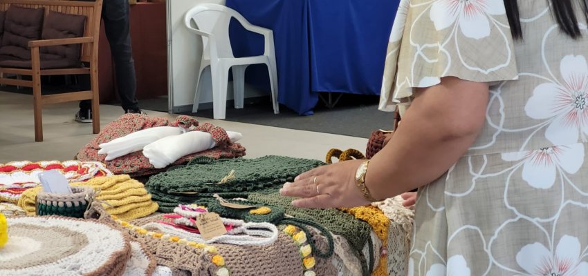 Novo Pavilhão do Artesanato é inaugurado na Efapi do Brasil com cerca de 100 artesãos