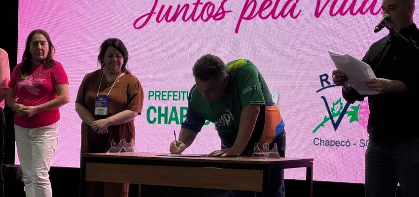Prefeitura de Chapecó anuncia repasse de R$ 100 mil à Rede Feminina de Combate ao Câncer