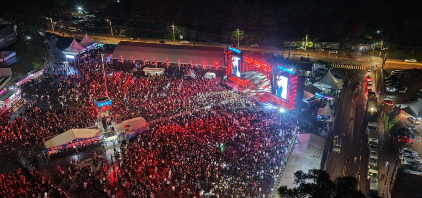 Efapi do Brasil teve 43,6 mil visitantes no dia de Gusttavo Lima