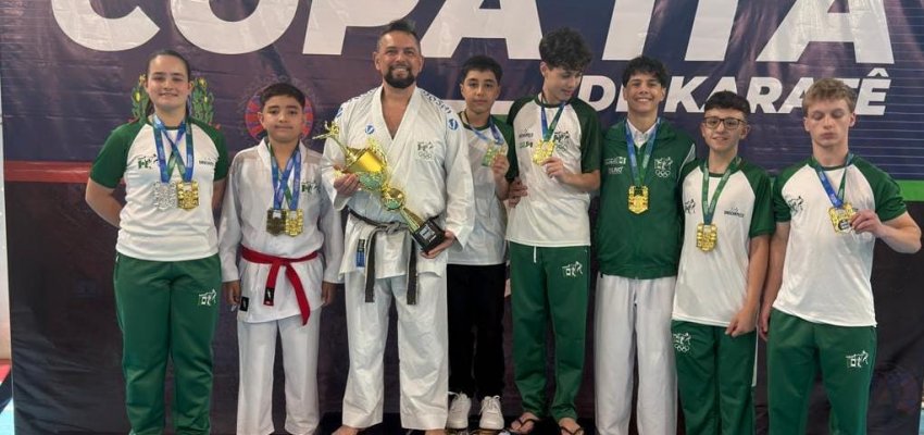 Karatê de Chapecó conquistou sete medalhas de Ouro na Copa Itá