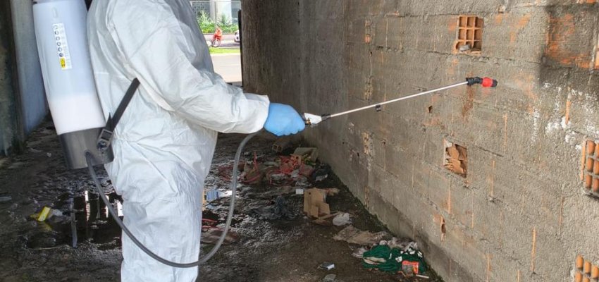 Secretaria de Sa&uacute;de realiza borrifa&ccedil;&atilde;o em preven&ccedil;&atilde;o contra a dengue