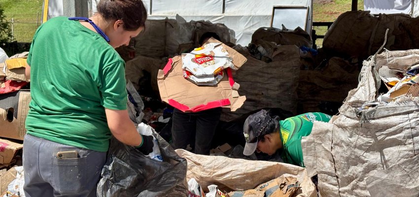 Cerca de 25 toneladas de res&iacute;duos foram recicladas na Efapi do Brasil