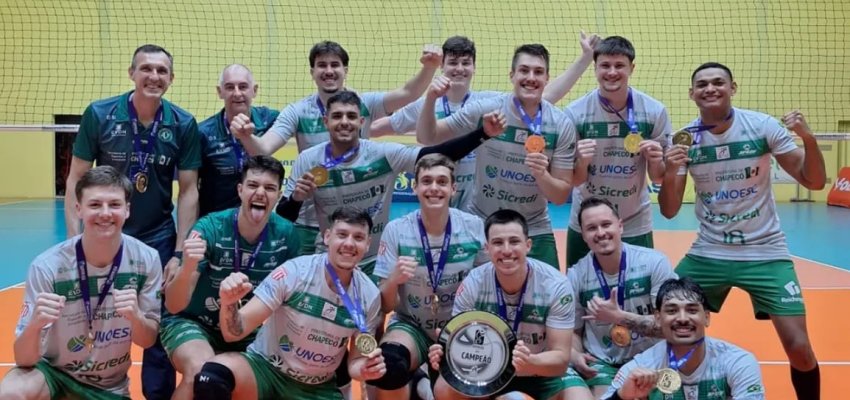 Prefeitura de Chapecó/APROV conquista título da Superliga C de Voleibol