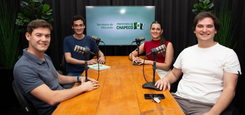 Educa Chapec&oacute; Play recebe professores em podcast sobre as conquistas da Rede Municipal nas Olimp&iacute;ada