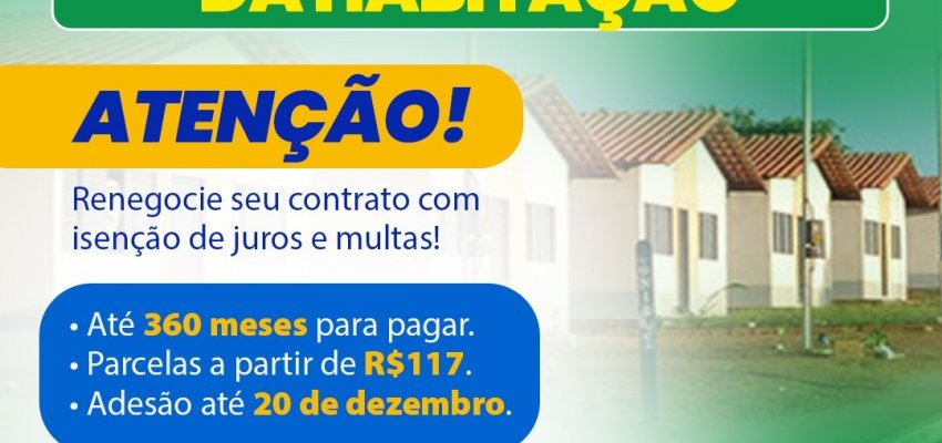 Prefic da Habitação permite renegociar dívidas com a Prefeitura de Chapecó