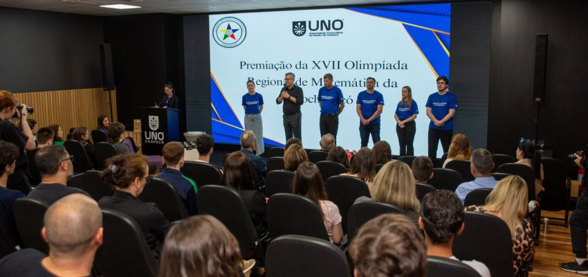 Alunos da Rede Municipal de Ensino são premiados em Olimpíada Regional de Matemática