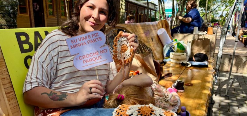 Prefeitura de Chapec&oacute; promove "croch&ecirc; colaborativo no Ecoparque