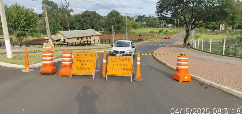 Rua Paschoal Cortellini será fechada de quarta a sexta-feira 	