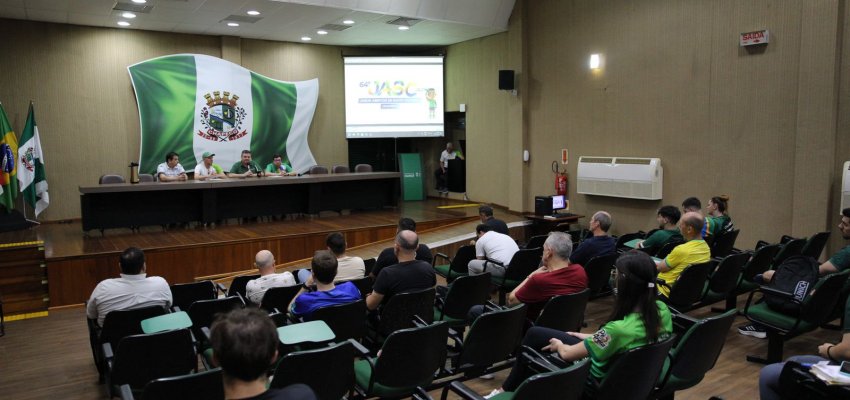 Prefeitura de Chapec&oacute; faz reuni&atilde;o com coordenadores das modalidades dos JASC