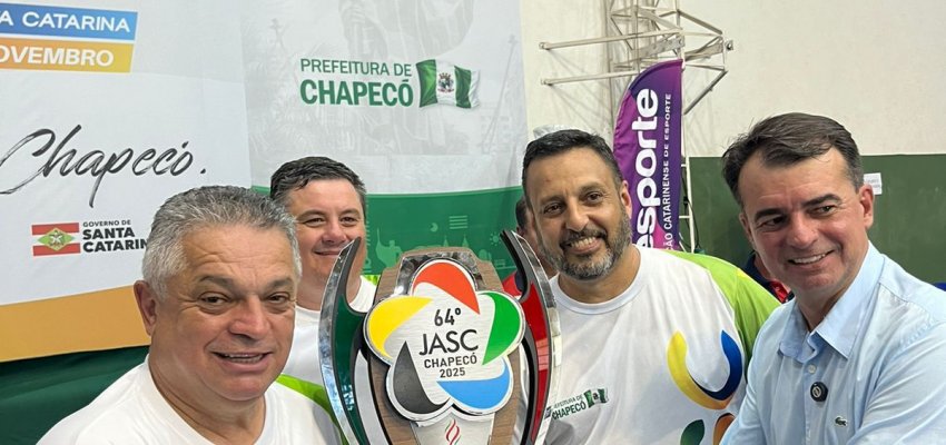 Com trof&eacute;u no T&ecirc;nis de Mesa Masculino Chapec&oacute; chegou a 191 pontos