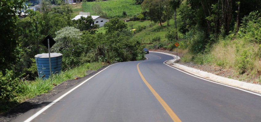 Prefeitura de Chapecó inaugura asfalto da SC-283 até a Baronesa da Limeira 
