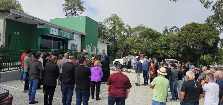 Prefeitura inaugura unidade de saúde João Carlos Baldissera na Água Amarela