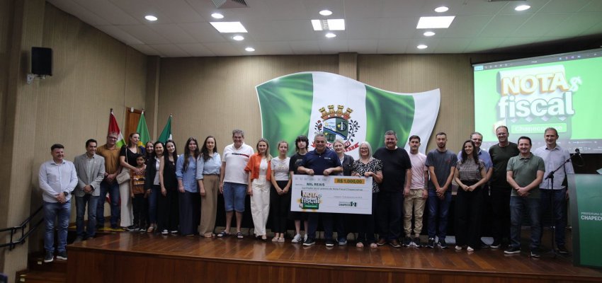 Prefeitura  entrega R$100 mil em pr&ecirc;mios da Campanha Nota Fiscal Chapecoense