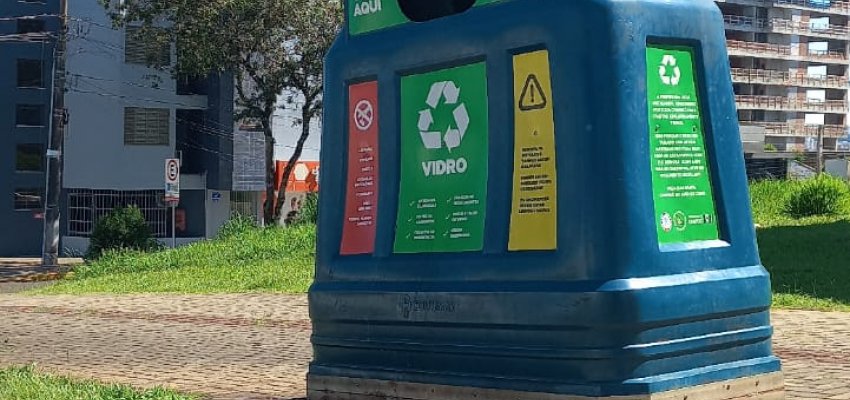 Prefeitura coleta mais de 800 toneladas de vidros em 2025