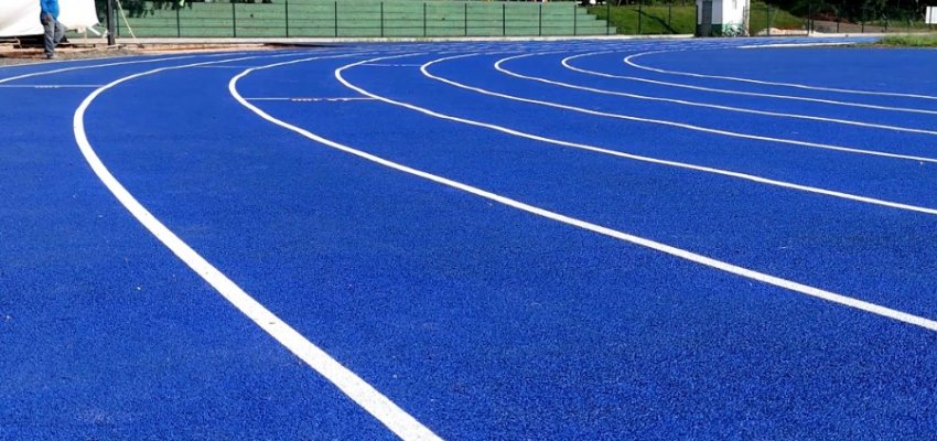 Retomada as obras na pista de atletismo do Verd&atilde;o