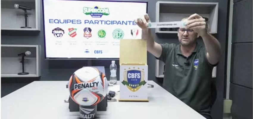 Chapecoense Futsal conhece advers&aacute;rios na fase de grupos da Supercopa do Brasil