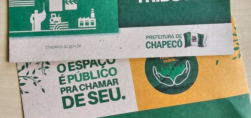 Carn&ecirc;s do IPTU de Chapec&oacute; ser&atilde;o distribu&iacute;dos a partir de abril