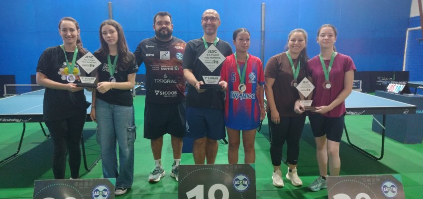 T&ecirc;nis de Mesa abre fase municipal dos Jogos Escolares em Chapec&oacute;