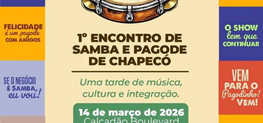 Chapec&oacute; realiza 1&ordf; Edi&ccedil;&atilde;o do Festival de Samba e Pagode