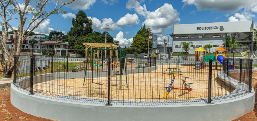 Parque Verde Vida avan&ccedil;a com 70% da obra conclu&iacute;da em Chapec&oacute;